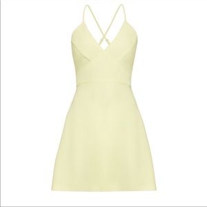 adorable yellow BCBG mini dress